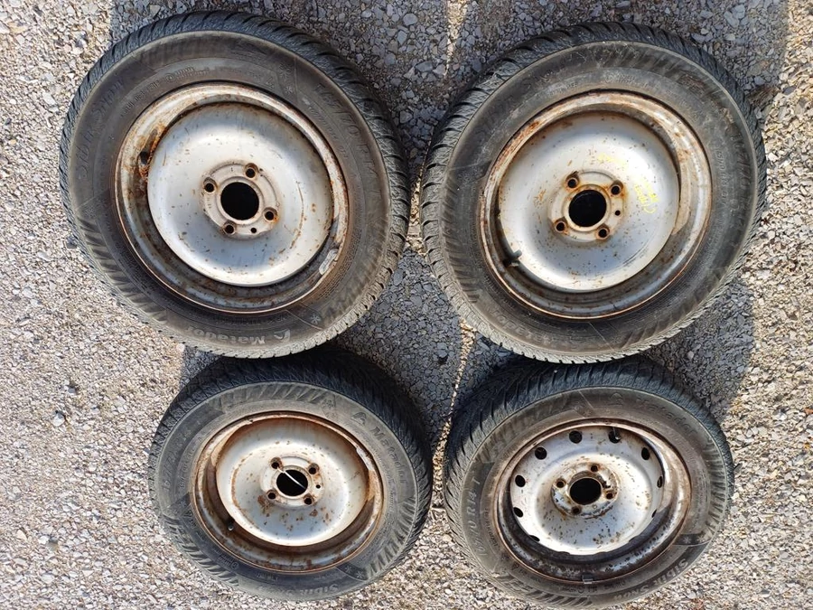 Citroen C3 (2002-2008)  14" 4x108 ET 28  Lemezfelni Garnitúra Gumival 