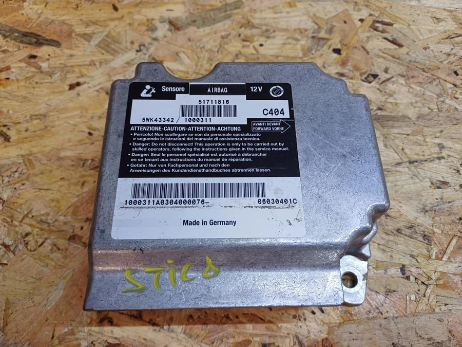 Fiat Stilo (2001-2010) Légzsák Vezérlő 