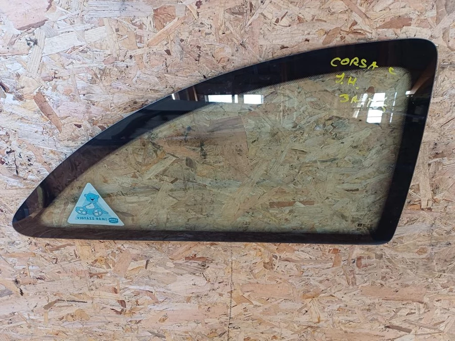 Opel Corsa C (2000-2010) 3 Ajtós Jobb Hátsó Üveg 